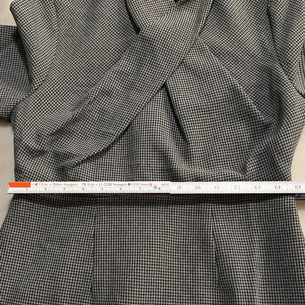 🎈3/4 Sleeve Gray Black Midi Dress🎁$20 Bundle up to 5 lbs Sale 📦 - Picture 7 of 14